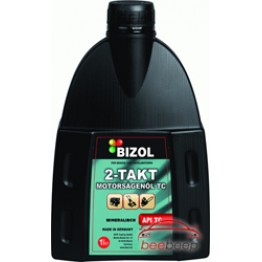 Масло для бензопил и газонокосилок Bizol 2-Takt-Motorsagenol TC 1 л