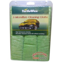 Салфетка из микрофибры для удаления пыли Turtle Wax Microfiber Cleaning Cloth 3 шт 40х40 см