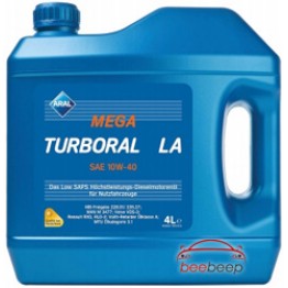 Моторное масло Aral MegaTurboral LA 10w-40 4 л