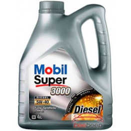 Моторное масло Mobil Super 3000 X1 Diesel 5w-40 4 л