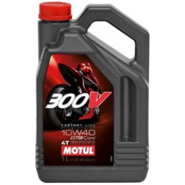 Моторное масло для мото 4Т Motul 300V 4T Factory Line Road Racing 10w-40 4 л