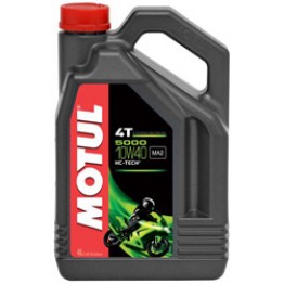 Моторное масло для мото 4Т Motul 5000 4T 10w-40 4 л