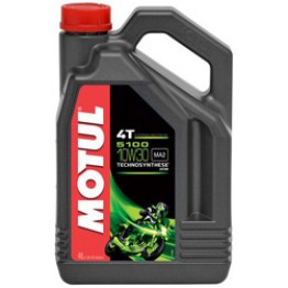 Моторное масло для мото 4Т Motul 5100 4T 10w-30 4 л