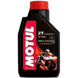 Моторное масло для мото 2Т Motul 710 2T 1 л