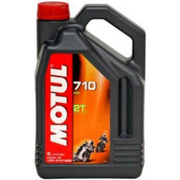 Моторное масло для мото 2Т Motul 710 2T 4 л