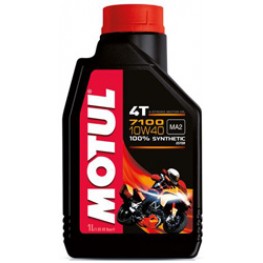 Моторное масло для мото 4Т Motul 7100 4T 10w-40 1 л