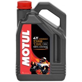 Моторное масло для мото 4Т Motul 7100 4T 10w-40 4 л
