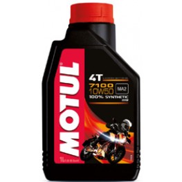Моторное масло для мото 4Т Motul 7100 4T 10w-50 1 л