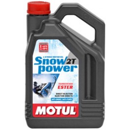 Моторное масло для снегохода 2Т Motul Snowpower 2T 4 л