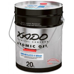 Моторное масло Xado Atomic Oil 15W-40 CG-4/SJ Silver 200 л