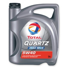 Моторное масло Total Quartz Ineo MC3 5W-40 5 л