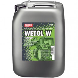Трансмиссионное масло Teboil Wetol W 80W 20 л