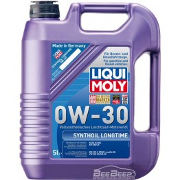 Моторное масло Liqui Moly Synthoil Longtime 0w-30 8977 5 л