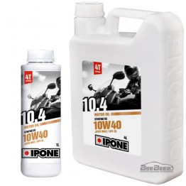 Моторное масло для мотоцикла Ipone 10.4 10w-40 4+1 л