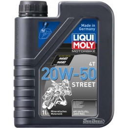 Моторное масло Liqui Moly Motorbike 4T Street 20w-50 1500 1 л