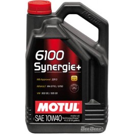 Моторное масло Motul 6100 Synergie+ 10w-40 839441/101491 4 л
