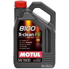 Моторное масло Motul 8100 X-clean FE 5w-30 814107/104776 4 л