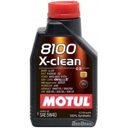 Моторное масло Motul 8100 X-clean 5w-40 854111/102786 1 л