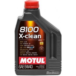Моторное масло Motul 8100 X-clean 5w-40 854121/102049 2 л