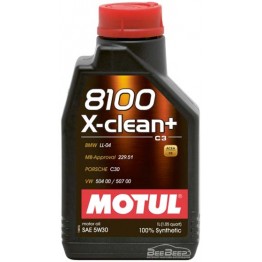 Моторное масло Motul 8100 X-clean+ 5w-30 854711/102259 1 л