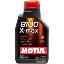 Моторное масло Motul 8100 X-max 0w-40 348201/104531 1 л