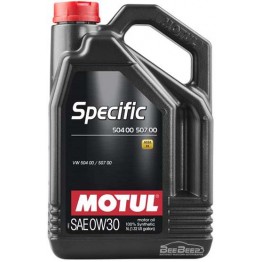 Моторное масло Motul Specific 504.00 507.00 0w-30 838651/107050 5 л