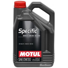 Моторное масло Motul Specific 506.01 506.00 503.00 0w-30 824206/106437 5 л