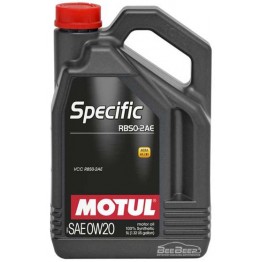 Моторное масло Motul Specific RBS0-2AE 0w-20 867451/106045 5 л