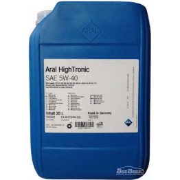 Моторное масло Aral HighTronic 5w-40 20 л