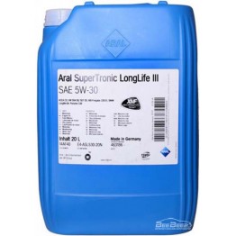 Моторное масло Aral SuperTronic Longlife III 5w-30 20 л