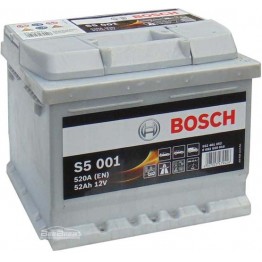 Аккумулятор автомобильный Bosch S5 Silver Plus 52Ah (0 092 S50 010)