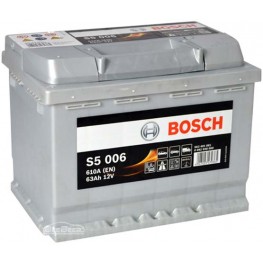 Аккумулятор автомобильный Bosch S5 Silver Plus 63Ah (0 092 S50 060)