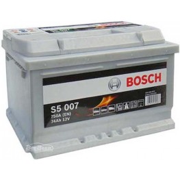 Аккумулятор автомобильный Bosch S5 Silver Plus 74Ah (0 092 S50 070)