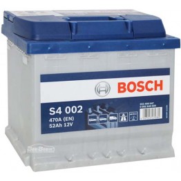 Аккумулятор автомобильный Bosch S4 Silver 52Ah (0 092 S40 020)