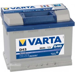 Аккумулятор автомобильный Varta Blue Dynamic 60Ah 560127054 D43