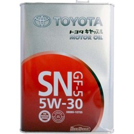 Моторное масло Toyota Motor Oil SN GF-5 5W-30 08880-10705 4 л