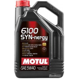 Моторное масло Motul 6100 Syn-nergy 5w-40 368351/107979 5 л