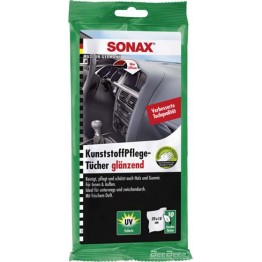 Салфетки для пластика глянцевого Sonax KunststoffPflege Tucher Glanz 415100 10 шт (упаковка)