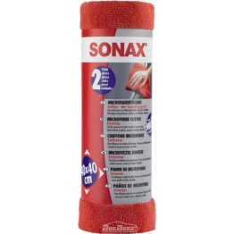 Салфетка из микрофибры Sonax Microfibre Cloth Exterior 416241 2 шт (упаковка)