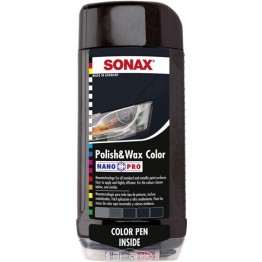 Полироль с воском «Черный» Sonax Polish & Wax Color Black 296100 500 мл