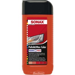 Полироль с воском «Красный» Sonax Polish & Wax Color Red 296441 250 мл